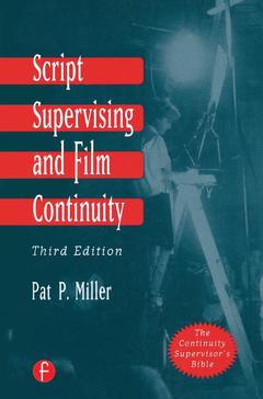 Couverture de l’ouvrage Script Supervising and Film Continuity