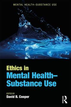 Couverture de l’ouvrage Ethics in Mental Health-Substance Use