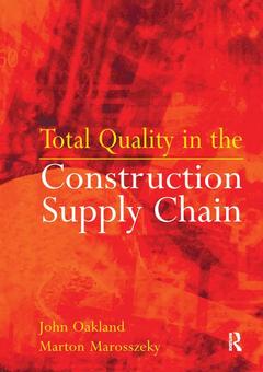 Couverture de l’ouvrage Total Quality in the Construction Supply Chain