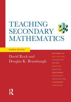 Couverture de l’ouvrage Teaching Secondary Mathematics