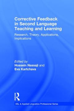 Cover of the book Corrective Feedback in Second Language Teaching and Learning