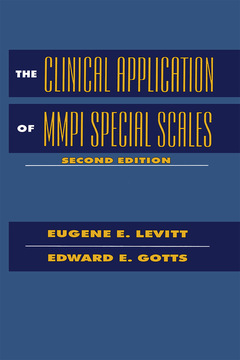 Couverture de l’ouvrage The Clinical Application of MMPI Special Scales