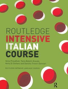 Couverture de l’ouvrage Routledge Intensive Italian Course