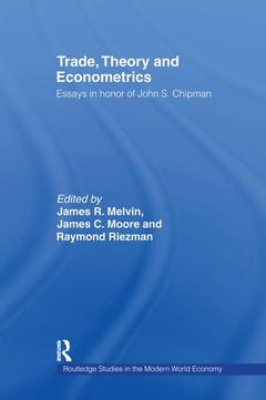 Couverture de l’ouvrage Trade, Theory and Econometrics
