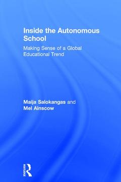Couverture de l’ouvrage Inside the Autonomous School