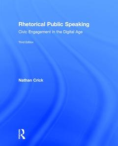 Couverture de l’ouvrage Rhetorical Public Speaking