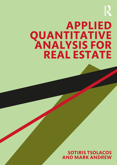 Couverture de l’ouvrage Applied Quantitative Analysis for Real Estate