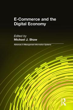 Couverture de l’ouvrage E-Commerce and the Digital Economy