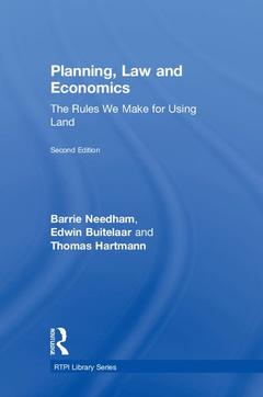 Cover of the book Planning, Law and Economics