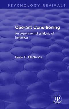 Cover of the book Operant Conditioning