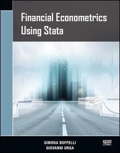 Couverture de l’ouvrage Financial Econometrics Using Stata