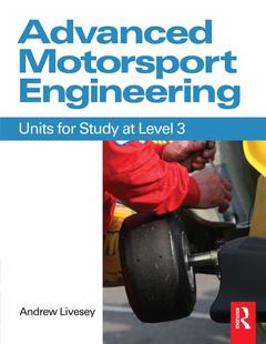 Couverture de l’ouvrage Advanced Motorsport Engineering