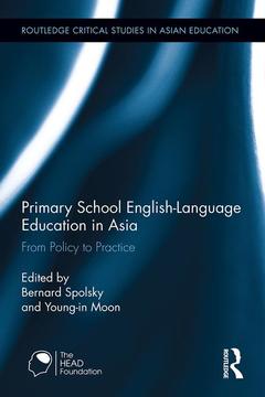 Couverture de l’ouvrage Primary School English-Language Education in Asia
