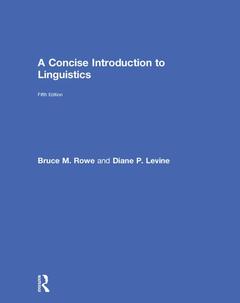 Couverture de l’ouvrage A Concise Introduction to Linguistics