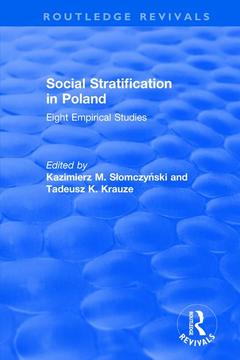 Cover of the book Social Stratification in Poland