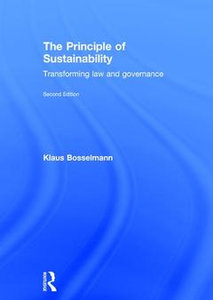 Couverture de l’ouvrage The Principle of Sustainability