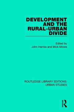 Couverture de l’ouvrage Development and the Rural-Urban Divide