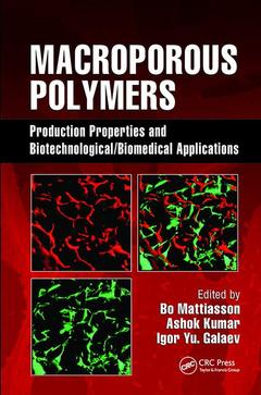 Couverture de l’ouvrage Macroporous Polymers