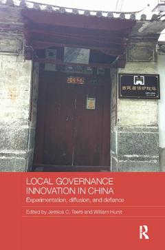 Couverture de l’ouvrage Local Governance Innovation in China