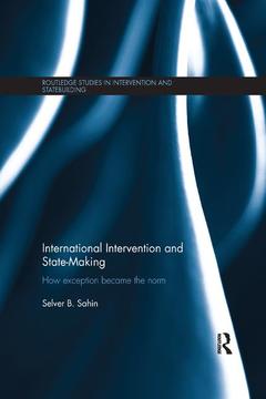 Cover of the book International Intervention and State-making