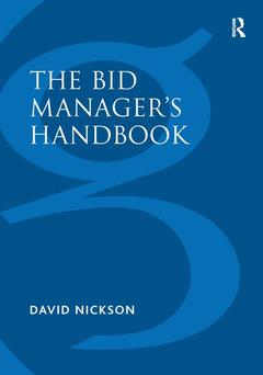 Couverture de l’ouvrage The Bid Manager’s Handbook