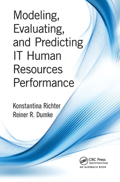 Couverture de l’ouvrage Modeling, Evaluating, and Predicting IT Human Resources Performance