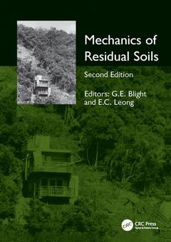 Cover of the book Mechanics of Residual Soils