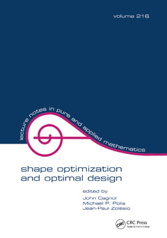 Couverture de l’ouvrage Shape Optimization And Optimal Design