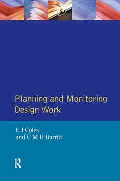 Cover of the book Planning and Monitoring Design Work