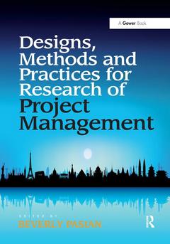 Couverture de l’ouvrage Design Methods and Practices for Research of Project Management