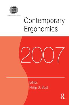 Couverture de l’ouvrage Contemporary Ergonomics 2007