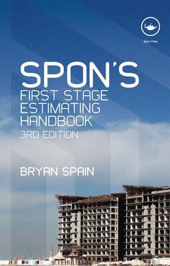Couverture de l’ouvrage Spon's First Stage Estimating Handbook