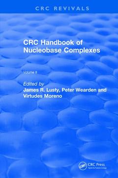 Couverture de l’ouvrage Handbook of Nucleobase Complexes