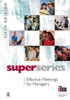 Couverture de l’ouvrage Effective Meetings for Managers