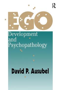 Couverture de l’ouvrage Ego Development and Psychopathology