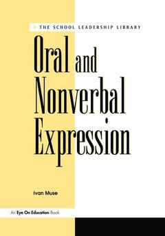 Couverture de l’ouvrage Oral and Nonverbal Expression