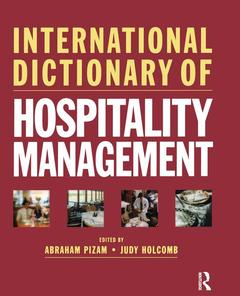 Couverture de l’ouvrage International Dictionary of Hospitality Management