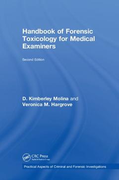 Couverture de l’ouvrage Handbook of Forensic Toxicology for Medical Examiners