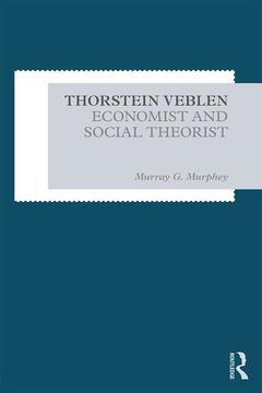 Couverture de l’ouvrage Thorstein Veblen