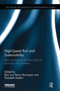 Couverture de l’ouvrage High-Speed Rail and Sustainability