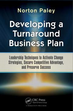 Cover of the book Developing a Turnaround Business Plan