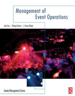 Couverture de l’ouvrage Management of Event Operations