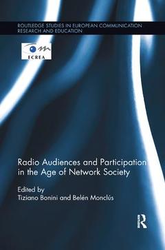 Couverture de l’ouvrage Radio Audiences and Participation in the Age of Network Society
