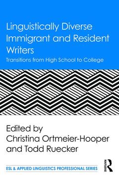 Couverture de l’ouvrage Linguistically Diverse Immigrant and Resident Writers