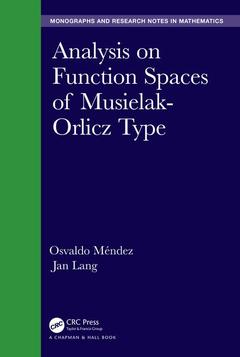 Couverture de l’ouvrage Analysis on Function Spaces of Musielak-Orlicz Type