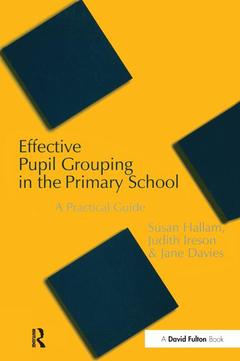 Couverture de l’ouvrage Effective Pupil Grouping in the Primary School