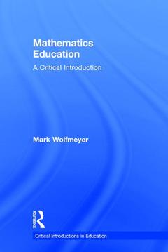 Couverture de l’ouvrage Mathematics Education