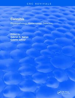 Couverture de l’ouvrage Revival: Cannabis Physiopathology Epidemiology Detection (1992)