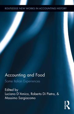 Couverture de l’ouvrage Accounting and Food