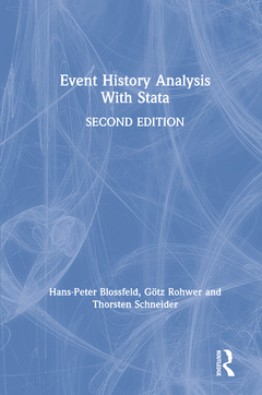 Couverture de l’ouvrage Event History Analysis With Stata